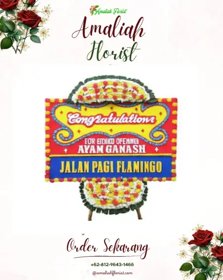 Sewa Papan Bunga Lagoon Avenue Pekayon Bekasi